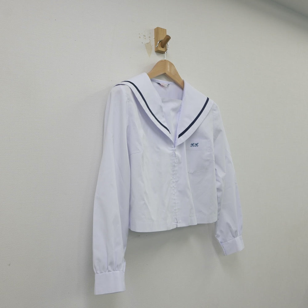 【中古】兵庫県 加古川北高等学校 女子制服 2点（セーラー服）sf015371