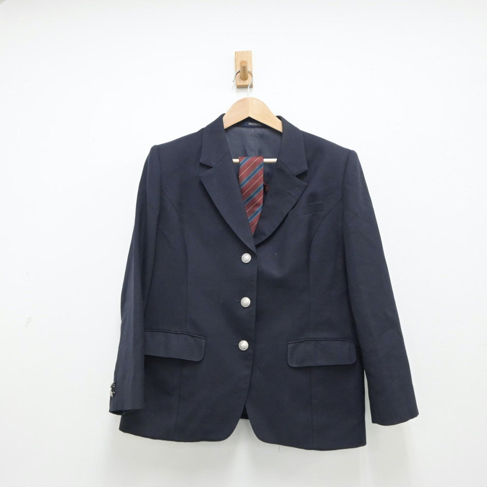 【中古】福島県 相馬東高等学校 女子制服 3点（ブレザー・スカート）sf015374