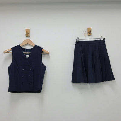 【中古】埼玉県 小川高等学校 女子制服 3点（ブレザー・ベスト・スカート）sf015375