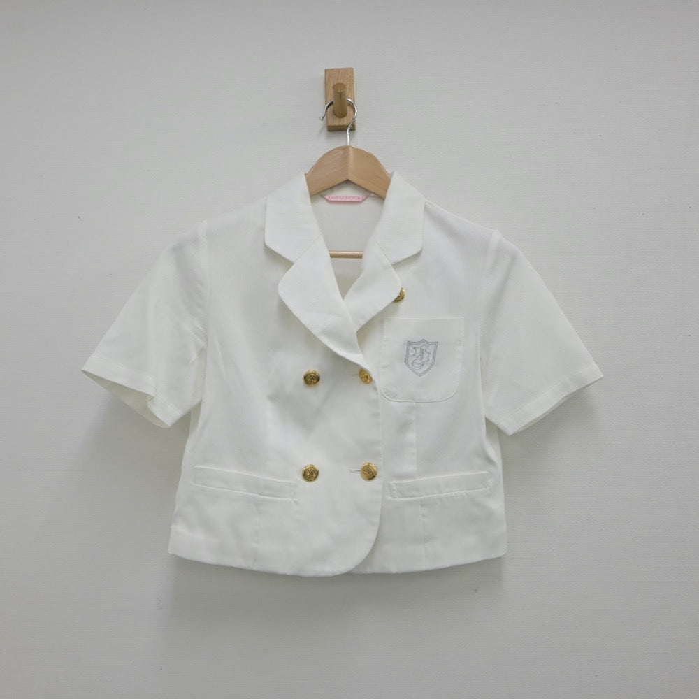 【中古】愛知県 椙山女学園高等学校 女子制服 3点（シャツ・スカート）sf015385