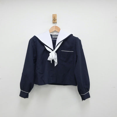 【中古】静岡県 浜松中部中学校 女子制服 4点（セーラー服・スカート）sf015386