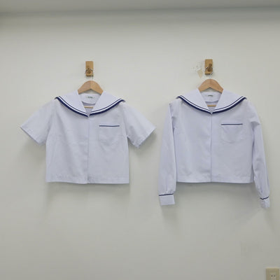 【中古】大阪府 西成高等学校 女子制服 2点（セーラー服）sf015388