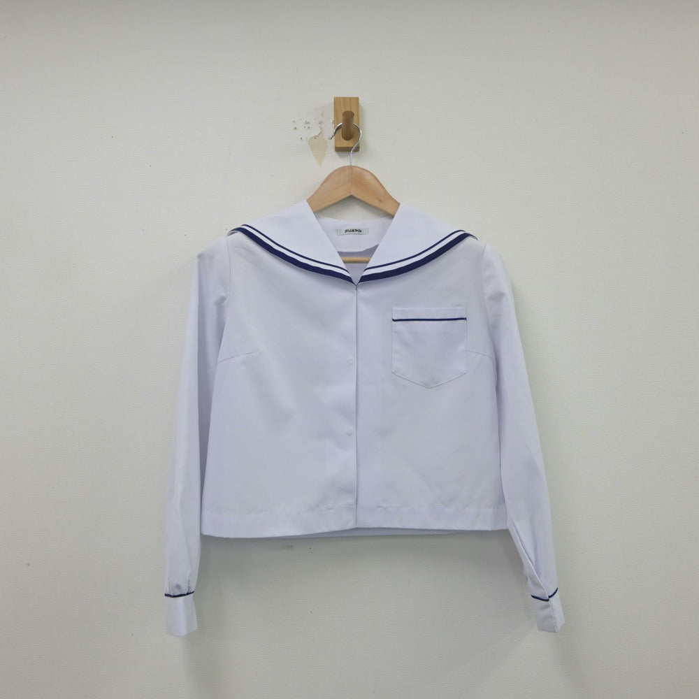 【中古】大阪府 西成高等学校 女子制服 2点（セーラー服）sf015388