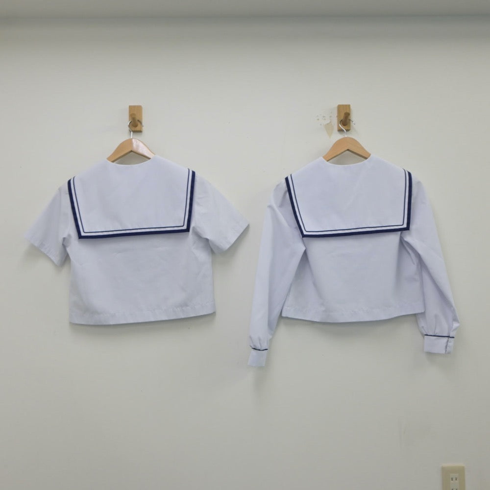 【中古】大阪府 西成高等学校 女子制服 2点（セーラー服）sf015388