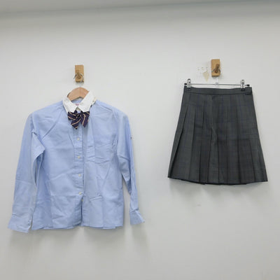 【中古】大阪府 西成高等学校 女子制服 4点（ブレザー・シャツ・スカート）sf015390