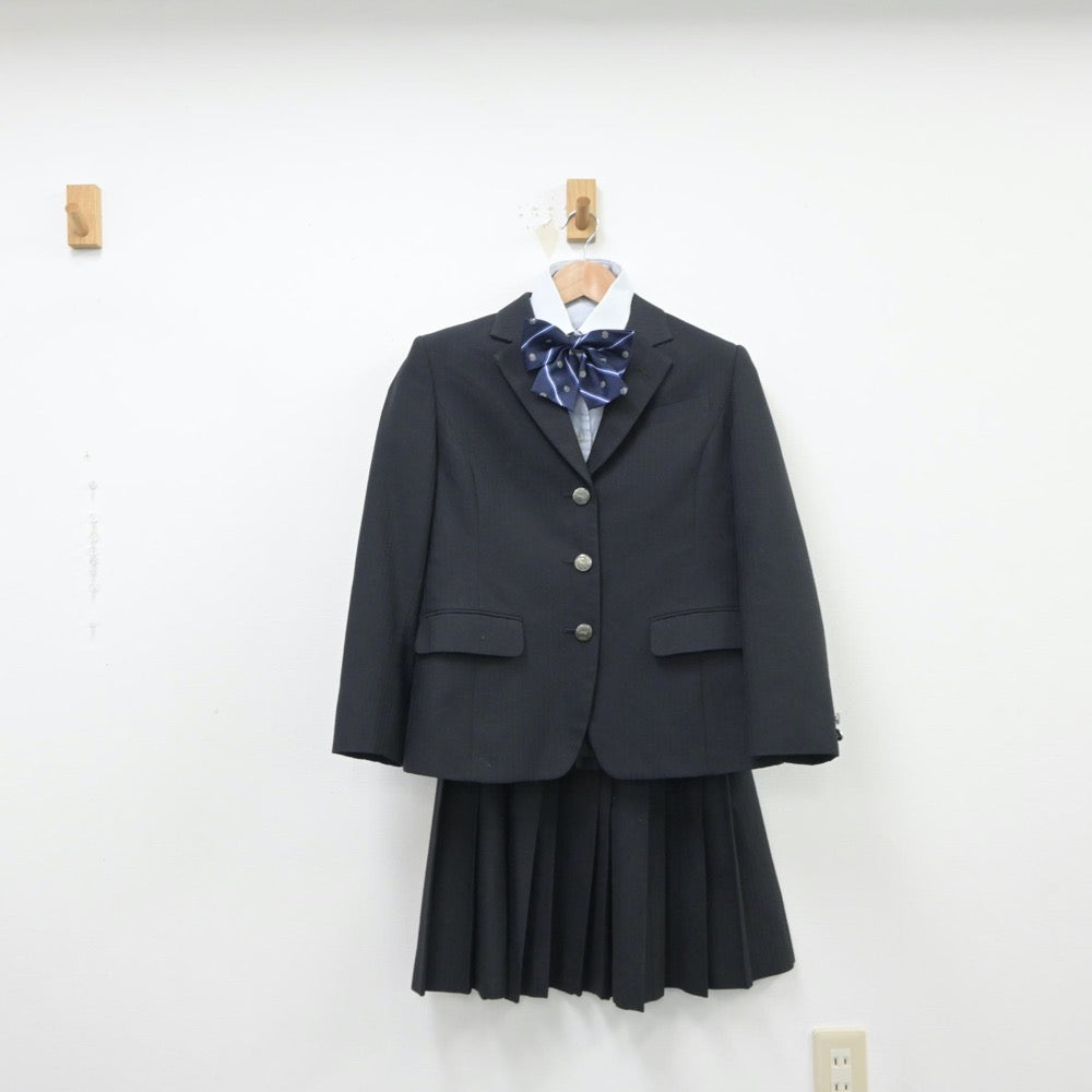 【中古】兵庫県 六甲アイランド高等学校 女子制服 4点（ブレザー・シャツ・スカート）sf015391