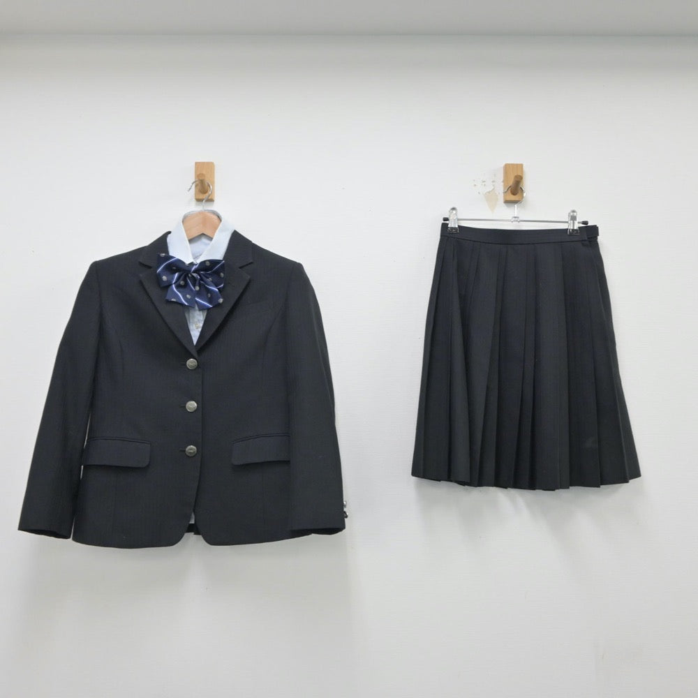 【中古】兵庫県 六甲アイランド高等学校 女子制服 4点（ブレザー・シャツ・スカート）sf015391