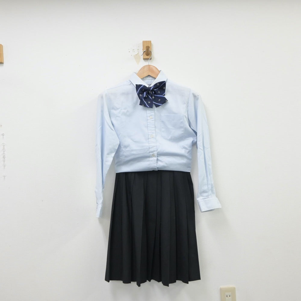 【中古】兵庫県 六甲アイランド高等学校 女子制服 4点（ブレザー・シャツ・スカート）sf015391