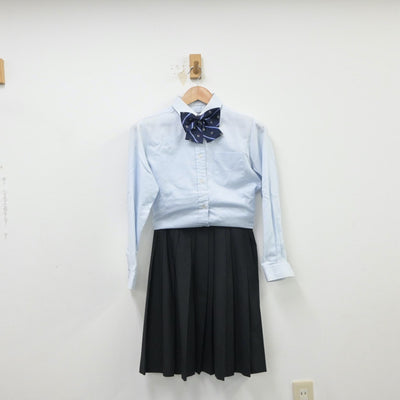 【中古】兵庫県 六甲アイランド高等学校 女子制服 4点（ブレザー・シャツ・スカート）sf015391