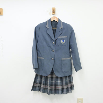 【中古】秋田県 山王中学校 女子制服 3点（ブレザー・スカート・スカート）sf015400
