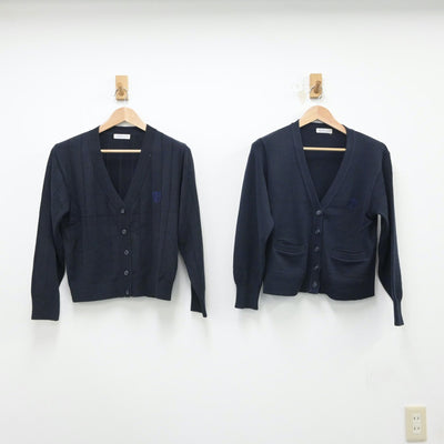 【中古】愛知県 椙山女学園高等学校 女子制服 2点（ニット）sf015401