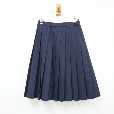 【中古】三重県 四日市市立羽津中学校 女子制服 2点（シャツ・スカート）sf015412