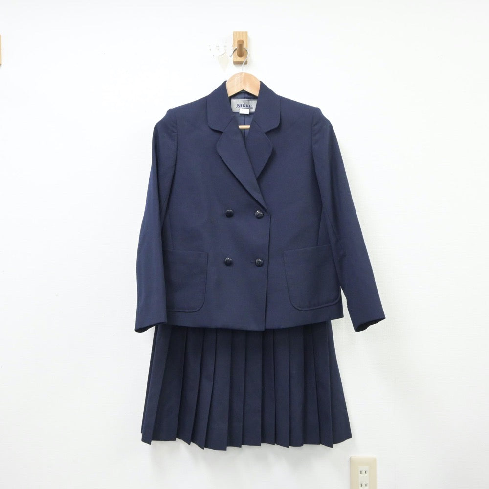 【中古】三重県 四日市市立羽津中学校 女子制服 2点（ブレザー・スカート）sf015416