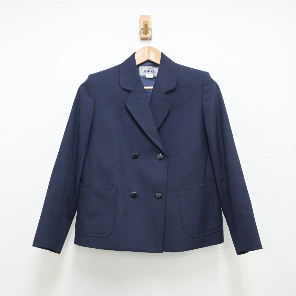 【中古】三重県 四日市市立羽津中学校 女子制服 2点（ブレザー・スカート）sf015416