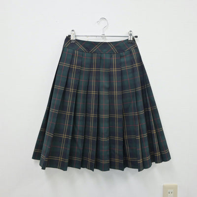 【中古】茨城県 つくば秀英高等学校 女子制服 2点（ニットベスト・スカート）sf015421