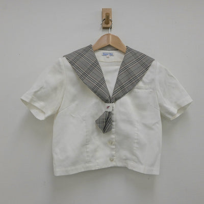 【中古】富山県 富山県立富山北部高等学校 女子制服 5点（セーラー服・スカート）sf015429