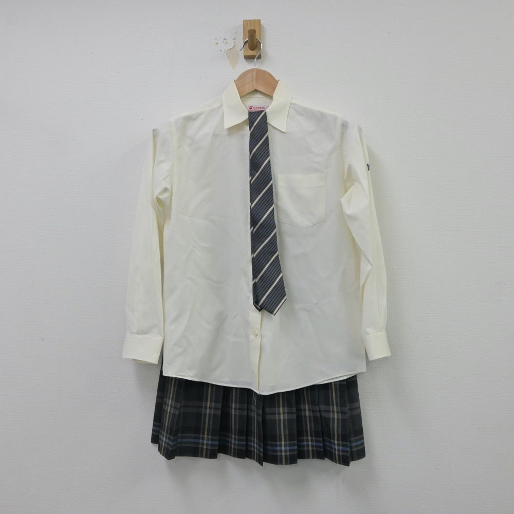 【中古】東京都 拓殖第一高等学校 女子制服 4点（シャツ・スカート）sf015436