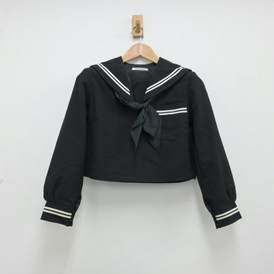 【中古】三重県 鈴鹿市立白子中学校 女子制服 4点（セーラー服・スカート）sf015439