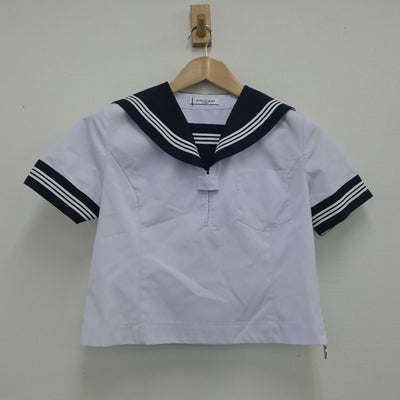 【中古】茨城県 村立東海中学校 女子制服 2点（セーラー服・スカート）sf015446