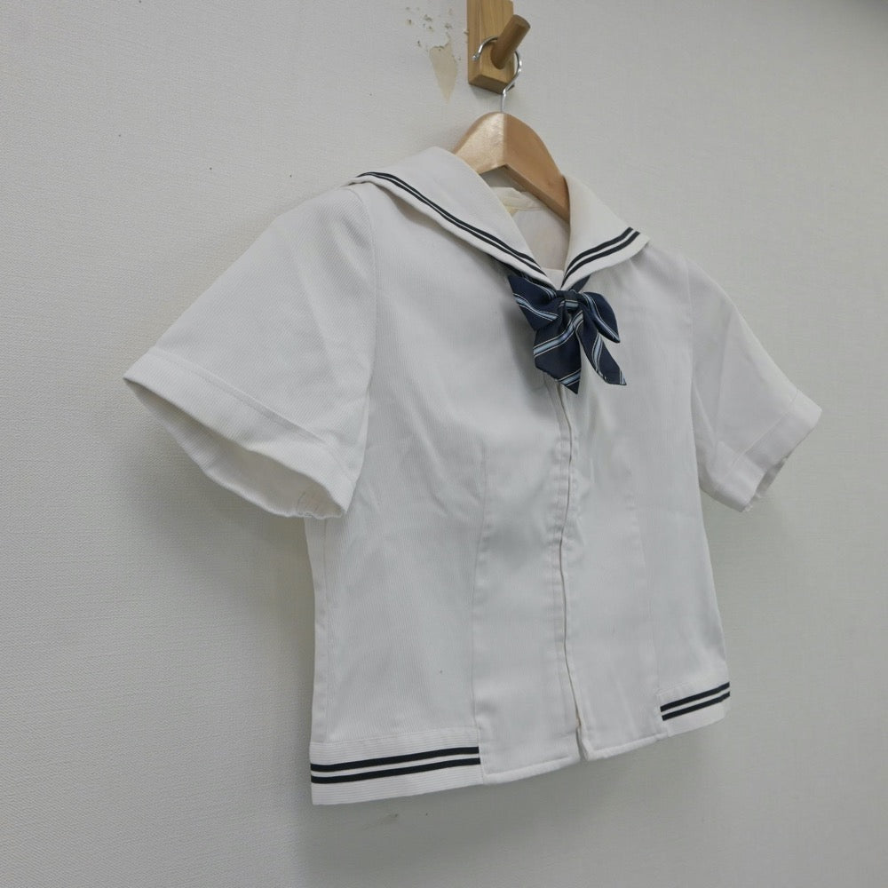 【中古】長崎県 九州文化学園高等学校 女子制服 2点（セーラー服）sf015452