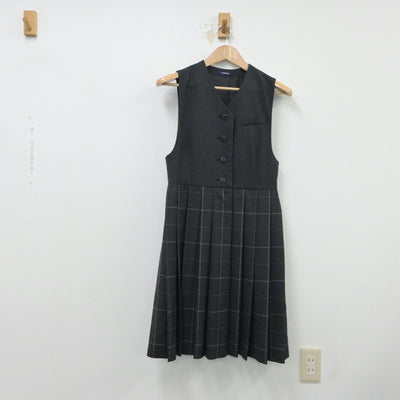 【中古】佐賀県 佐賀女子高等学校 女子制服 2点（シャツ・ジャンパースカート）sf015454