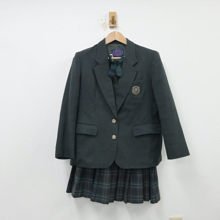 【中古】北海道 北海道札幌西陵高等学校 女子制服 4点（ブレザー・ベスト・スカート）sf015455