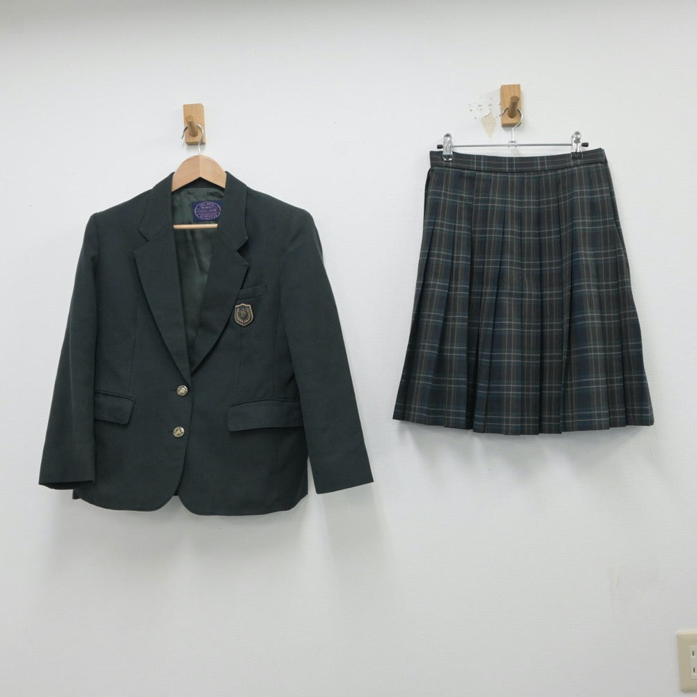 【中古】北海道 北海道札幌西陵高等学校 女子制服 4点（ブレザー・ベスト・スカート）sf015455