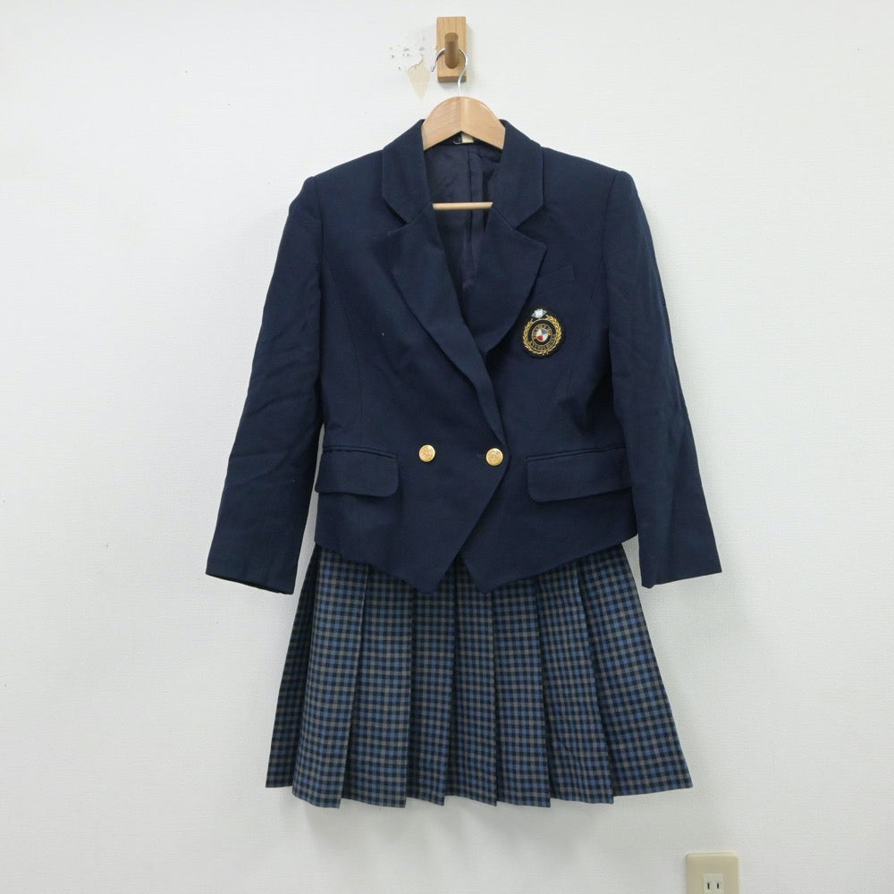 【中古】長崎県 九州文化学園高等学校 女子制服 2点（ブレザー・スカート）sf015460