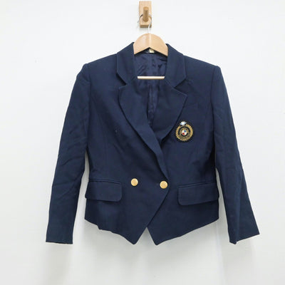 【中古】長崎県 九州文化学園高等学校 女子制服 2点（ブレザー・スカート）sf015460