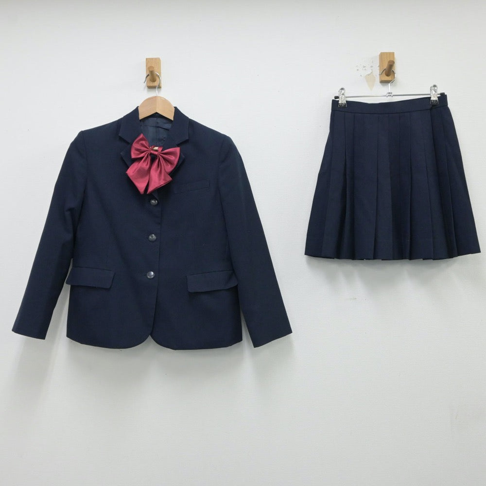 【中古】神奈川県 神奈川県立多摩高等学校 女子制服 3点（ブレザー・スカート）sf015463