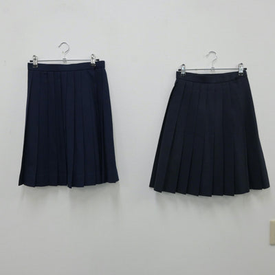 【中古】東京都 日本大学高等学校 女子制服 2点（スカート・スカート）sf015471