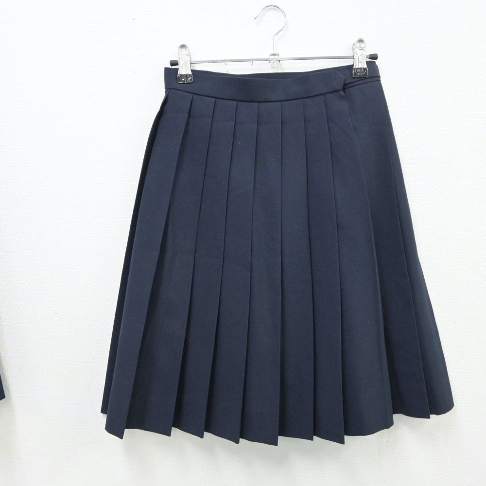 【中古】東京都 日本大学高等学校 女子制服 2点（スカート・スカート）sf015471