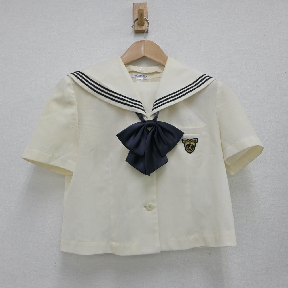 【中古】東京都 淑徳中学校 女子制服 3点（セーラー服・スカート）sf015478