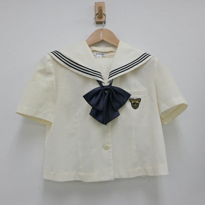 【中古】東京都 淑徳中学校 女子制服 3点（セーラー服・スカート）sf015478