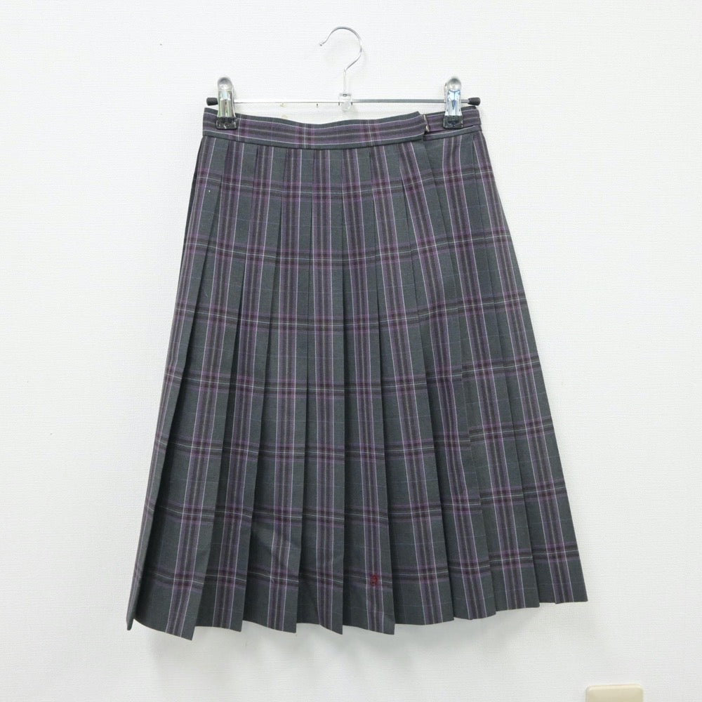 【中古】茨城県 常総学院高等学校 女子制服 2点（シャツ・スカート）sf015482