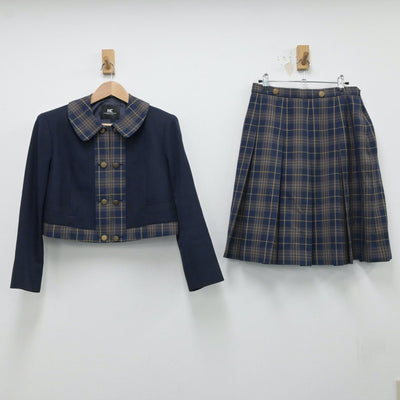 【中古】福岡県 福岡市立福岡女子高等学校 女子制服 2点（ブレザー・スカート）sf015487