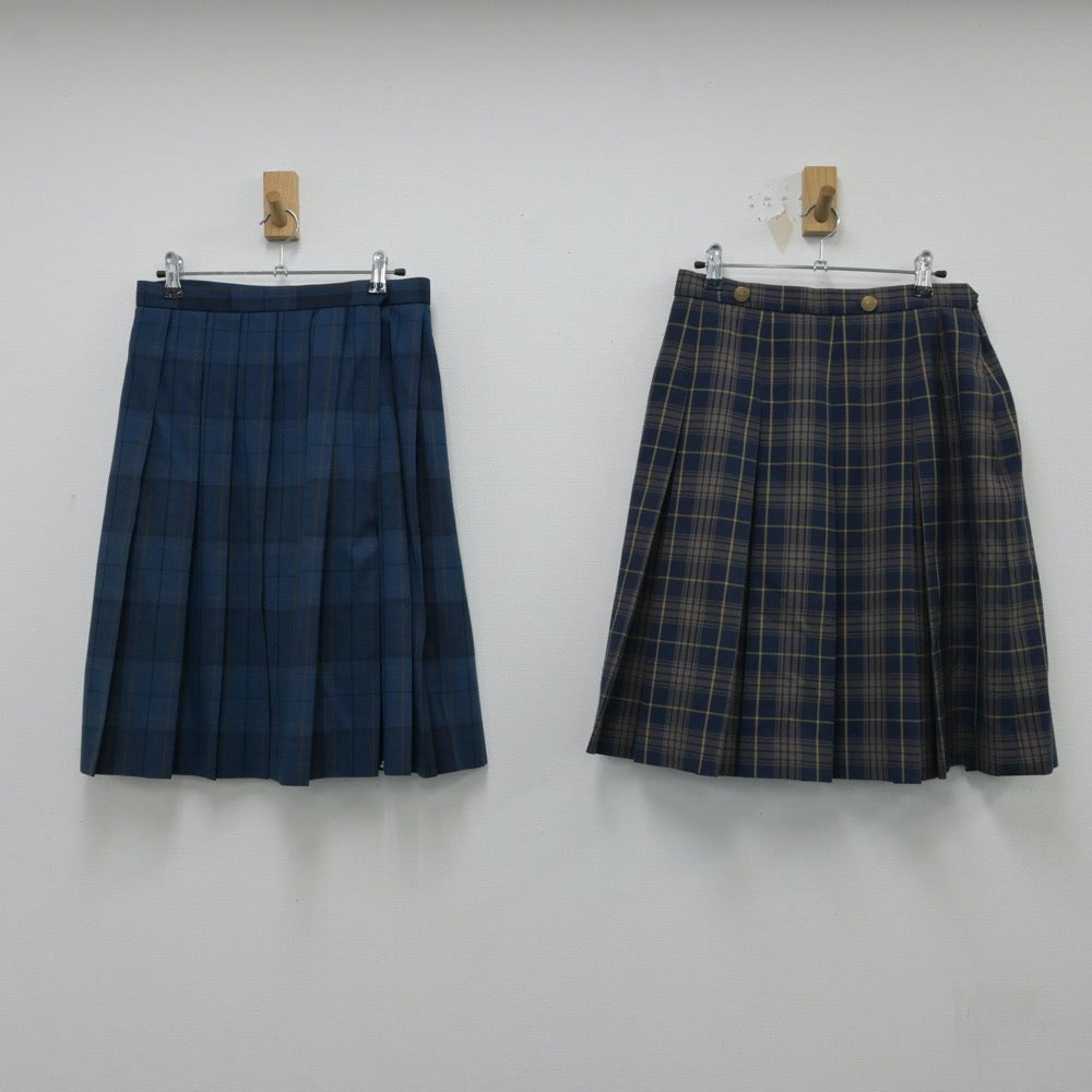 【中古】福岡県 福岡市立福岡女子高等学校 女子制服 2点（ブレザー・スカート）sf015487