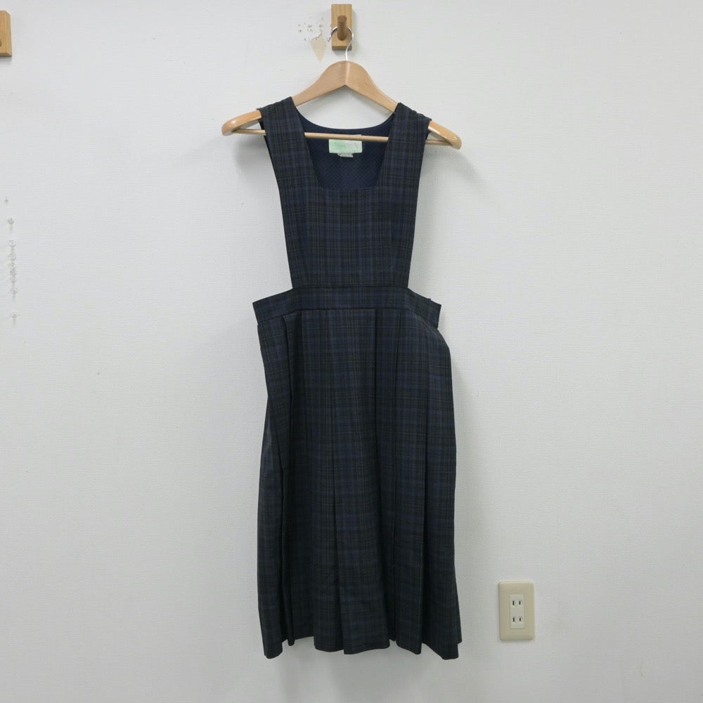 【中古】福岡県 福岡市立西福岡中学校 女子制服 1点（ジャンパースカート）sf015490