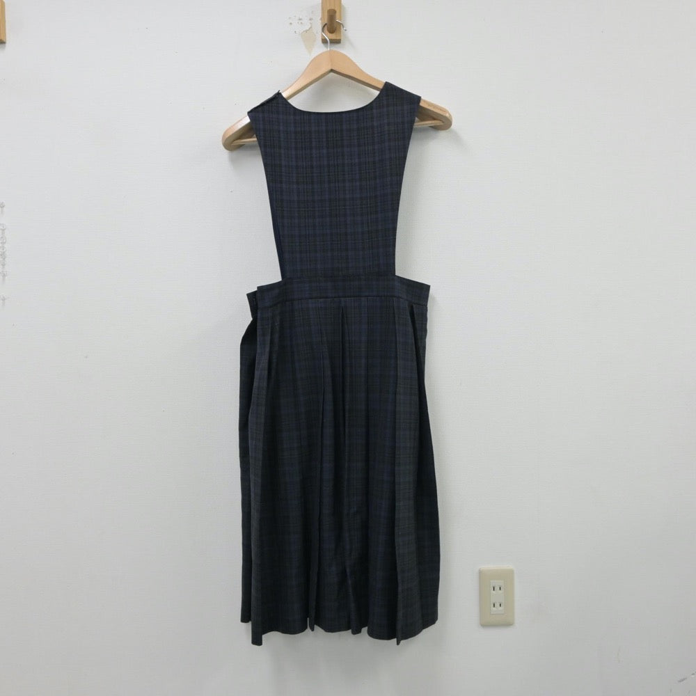 【中古】福岡県 福岡市立西福岡中学校 女子制服 1点（ジャンパースカート）sf015490