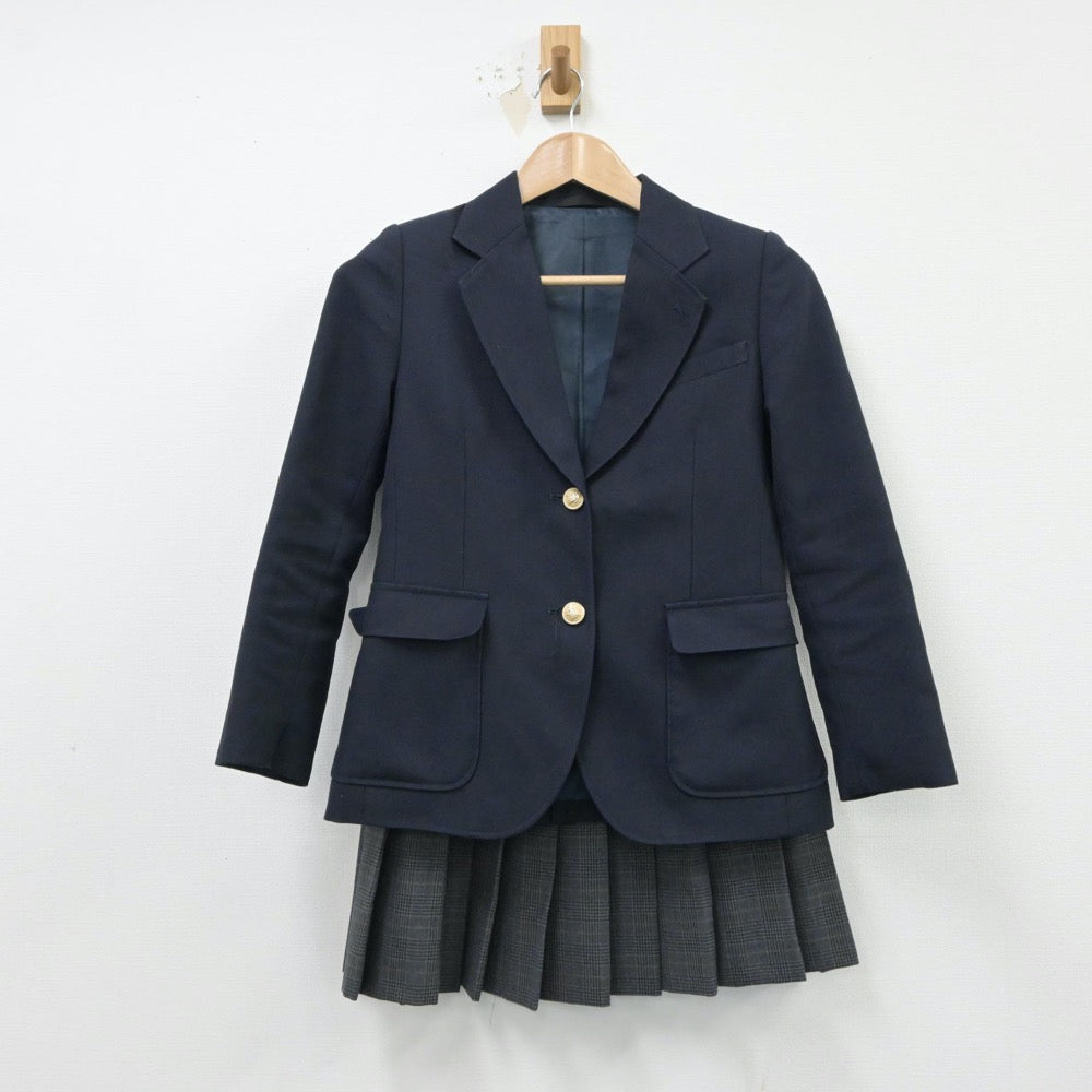 【中古】東京都 稲城第六中学校 女子制服 3点（ブレザー・スカート）sf015498