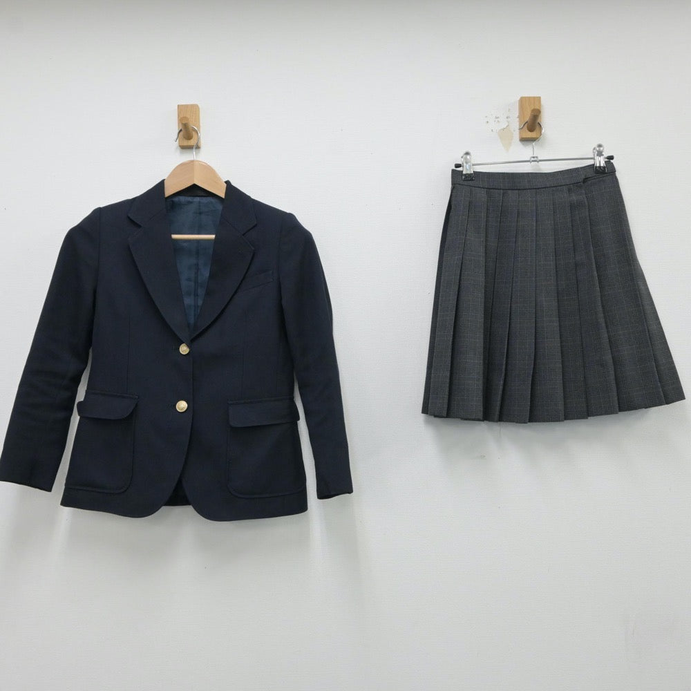 【中古】東京都 稲城第六中学校 女子制服 3点（ブレザー・スカート）sf015498