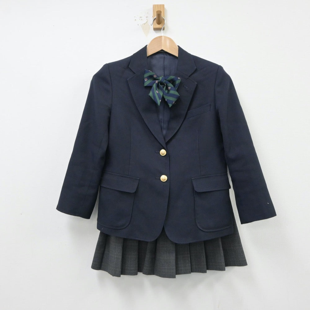 【中古】東京都 稲城第六中学校 女子制服 3点（ブレザー・スカート）sf015499