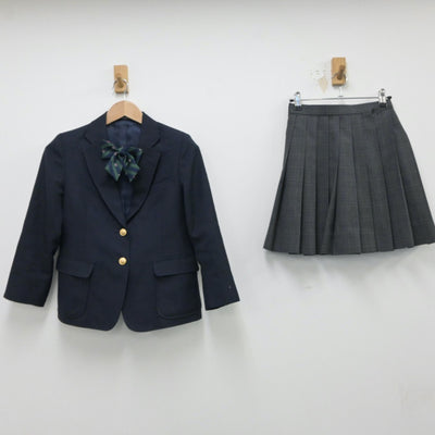 【中古】東京都 稲城第六中学校 女子制服 3点（ブレザー・スカート）sf015499