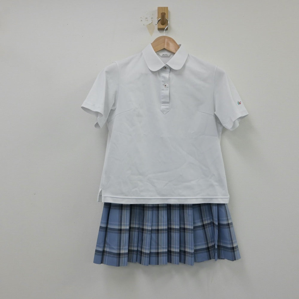 【中古】埼玉県 高崎健康福祉大学高崎高等学校 女子制服 3点（シャツ・スカート）sf015502