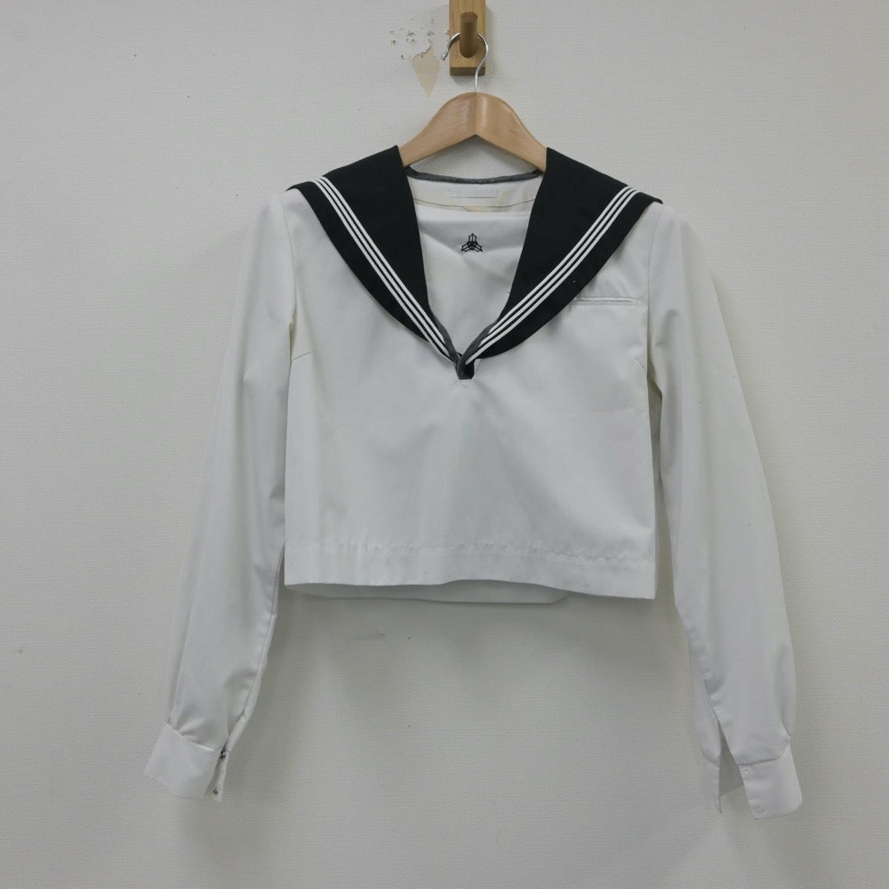 【中古】北海道 札幌稲雲高等学校 女子制服 2点（セーラー服）sf015508