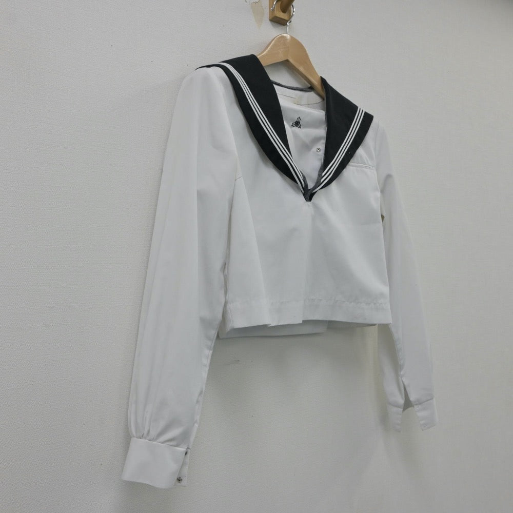 【中古】北海道 札幌稲雲高等学校 女子制服 2点（セーラー服）sf015508