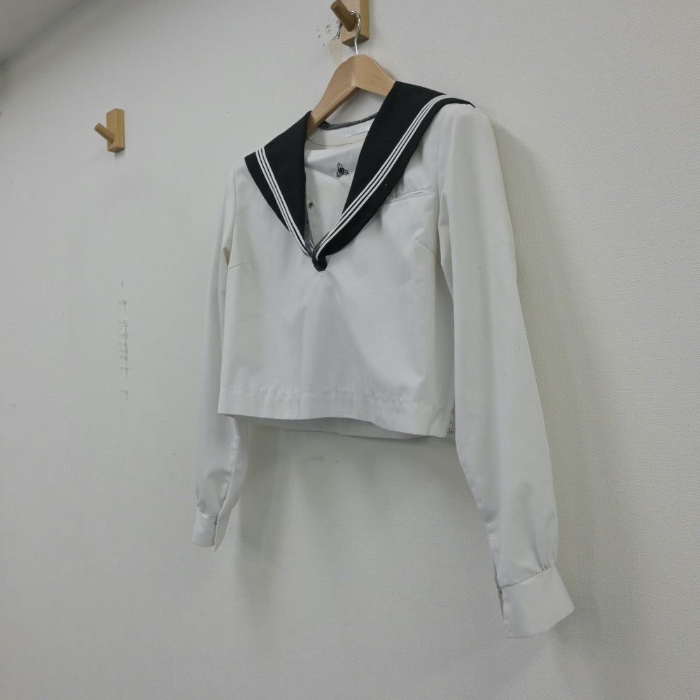 【中古】北海道 札幌稲雲高等学校 女子制服 2点（セーラー服）sf015508