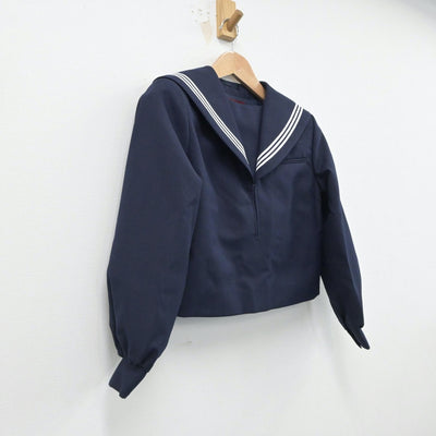 【中古】福岡県 二瀬中学校 女子制服 2点（セーラー服）sf015514