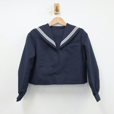 【中古】福岡県 二瀬中学校 女子制服 2点（セーラー服）sf015517