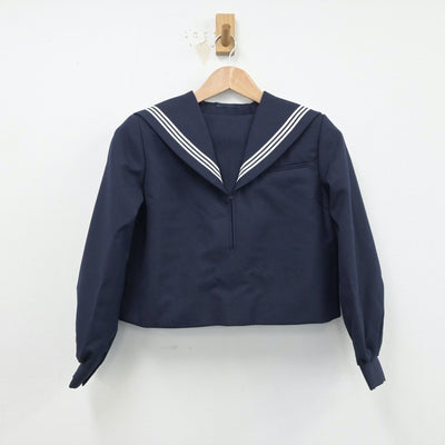 【中古】福岡県 二瀬中学校 女子制服 2点（セーラー服）sf015518